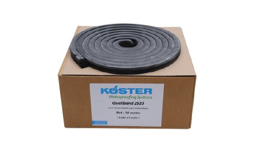 KÖSTER Quellband 2520 | Water swellable joint tape on sodium bentonite ...